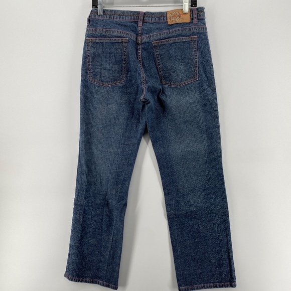 Hollywood The Jean People Jeans Women's Size 33 Vintage Washed Blue Straight Leg - Picture 10 of 15